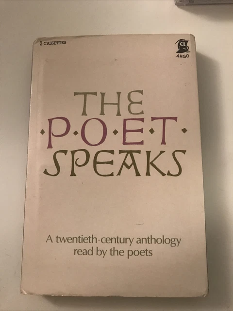 The Poet Speaks - 20Th Century Anthology Read By The Poets - Double Cassette