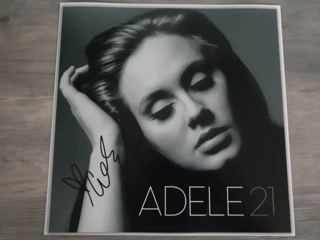 Authentic Adele 21 Signed Autographed 10 X 10 Photo Coa Real