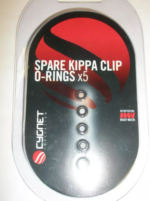 Cygnet Spare Kippa Clip O Rings 5pk Carp fishing tackle