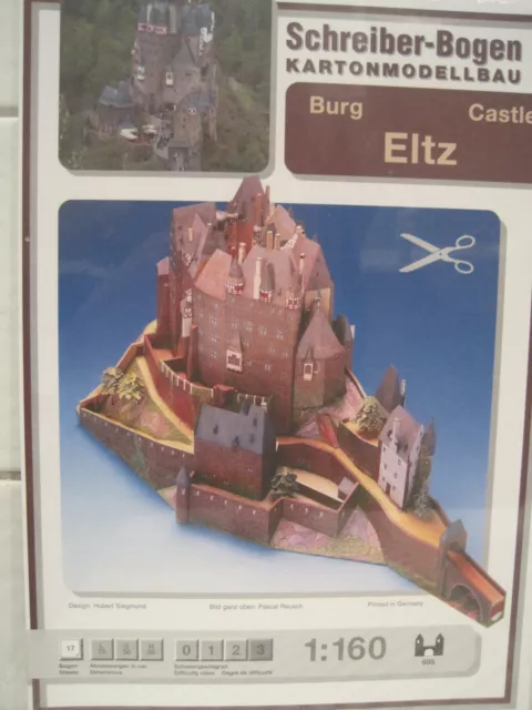 Burg Eltz Schloss Schreiber-Bogen Kartonbausatz *NEU* Bastelbogen