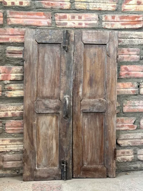 Selten Alt Vintage Handgefertigt Einzigartig Solid Holz Fenster Türen