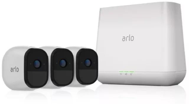 Arlo PRO Smart Home - 3 HD SECURITY CAMERA KIT NETGEAR VMS4340P-100EUS NEW
