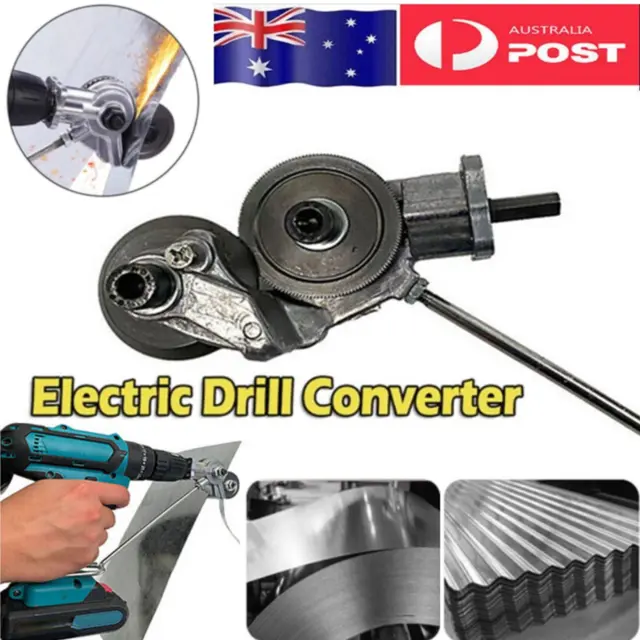 Safe & Durable Electric Drill Plate Cutter Attachment Electric Drill Shears AU