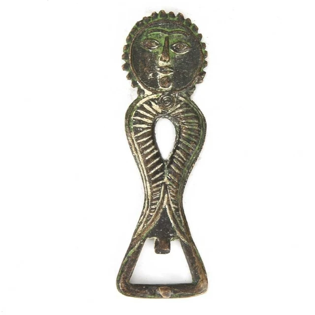 Handmade Brass Bottle Opener Beer Soda Wine Cork Cap Antique Patina Finish