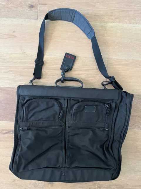 Tumi Ballistic Nylon Garment Bag Bifold Travel Carry On with Strap