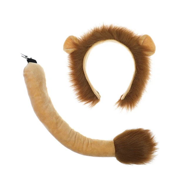 Fascia leone gadget fantastici adolescenti orecchie in pelliccia archetto marrone chiaro Miss