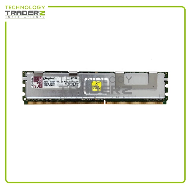 KVR667D2D4F5K2/8G Kingston 8GB Kit (2x4GB) PC2-5300 DDR2-667MHz ECC 2Rx4 Memory