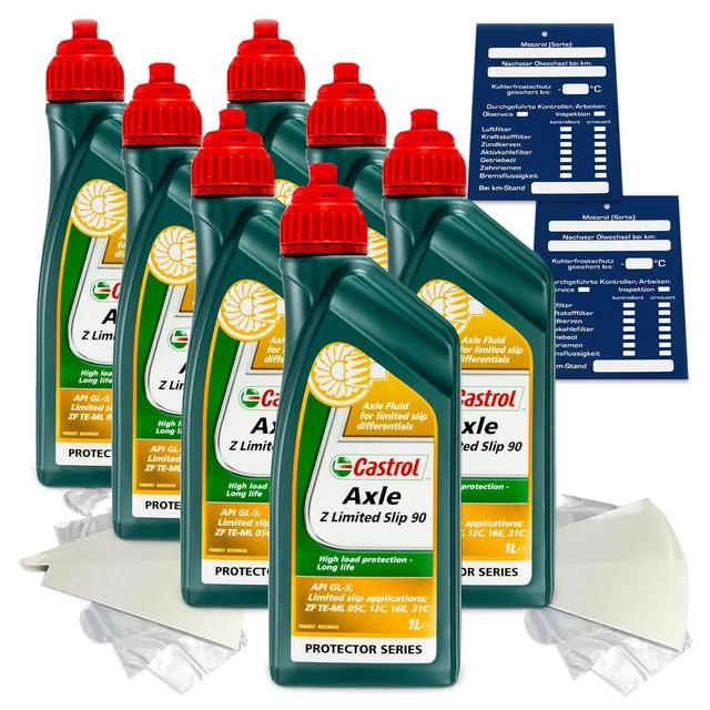 7 LITRO ORIGINALE Castrol Axle Z Limited Slip 90 Cambio 4008177082498