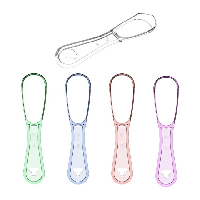 Raspador de lengua adulto recubrimiento de lengua limpieza raspador tono lengua limpia scrapVM