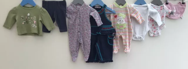 Baby Girls Bundle Of Clothing Age 0-3 Months Next F&F George Yatsi