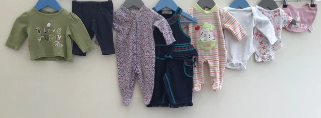 Baby Girls Bundle Of Clothing Age 0-3 Months Next F&F George Yatsi
