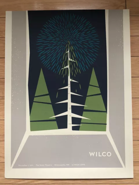 Official Wilco Screenprinted Concert Poster