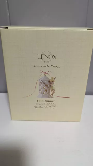 Lenox Disney Showcase Collection Pixie Bright Lighted Tinker Bell Figurine NEW