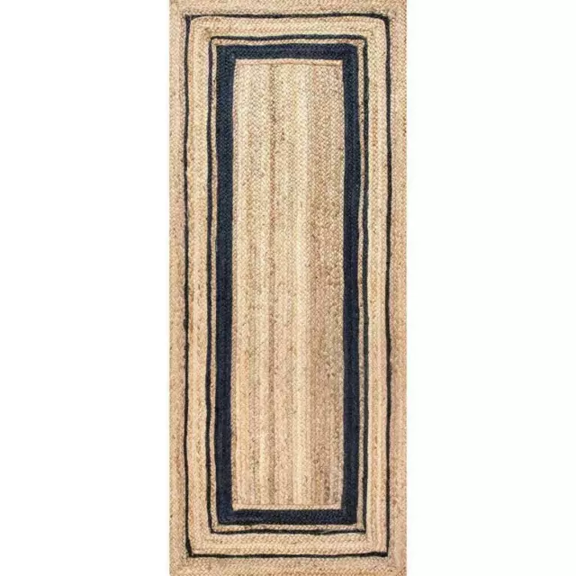 Tapis 100% Jute Naturel Tressé Style Tapis Réversible Cuisine Moderne Tapis 2