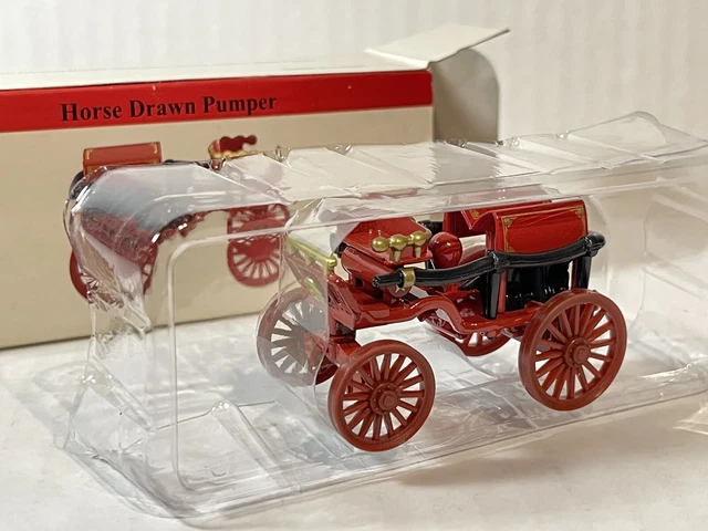 FIRE TRUCK DIECAST Horse Drawn Pumper Miniature Readers Digest 2001 FIRE TRUCK DIECAST Horse Drawn Pumper Miniature Readers Digest 2001