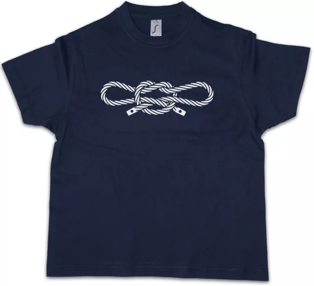 T-shirt NARCOS MANETTE NODO bambini ragazzi nodi marinaio Pablo Escobar vela