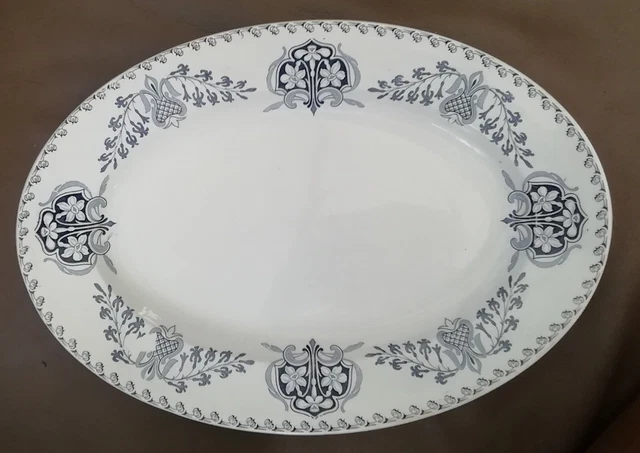 Théière Cruche Puzzle Chinoiserie Bleu Turquoise, 19ème Siècle en vente
