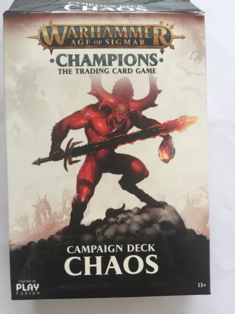 Warhammer Age of Sigmar Champions Campaign Decks Chaos - Choose Your Card