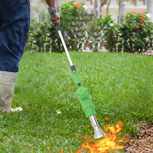 1500W 3-in-1 Weed Burner Torch Electric Ignition Flame Weeding with 5*Nozzles