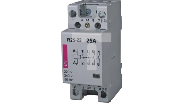 Contacteur Modulaire Finder 22 2NA 24V - Avec Sélecteur Manuel, Indicateur Et LED