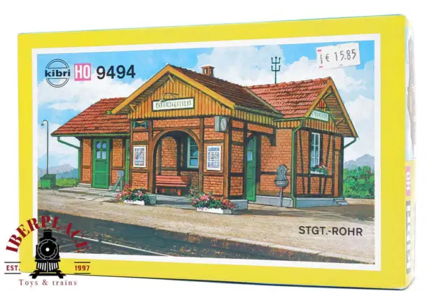 1:87 Kibri B-9494 Bahnhof Stuttgart Estación de tren 19x11x7.5cm  H0 escala ho 0