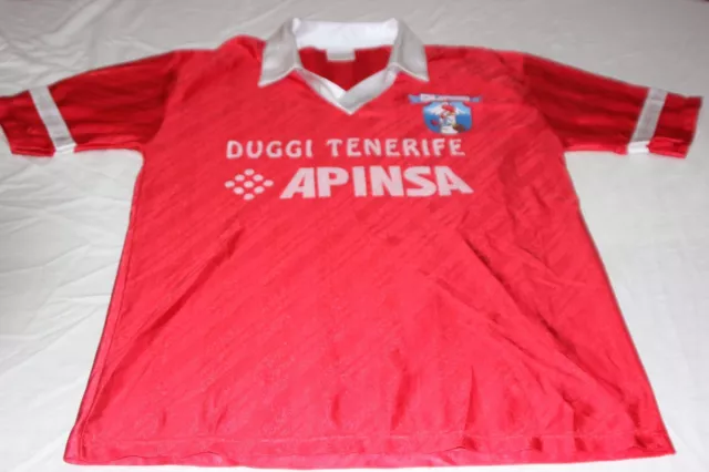 Camiseta Vintage Del Duggi Tenerife C.f Años 80 Marca Zack Talla S Apinsa Nº 6