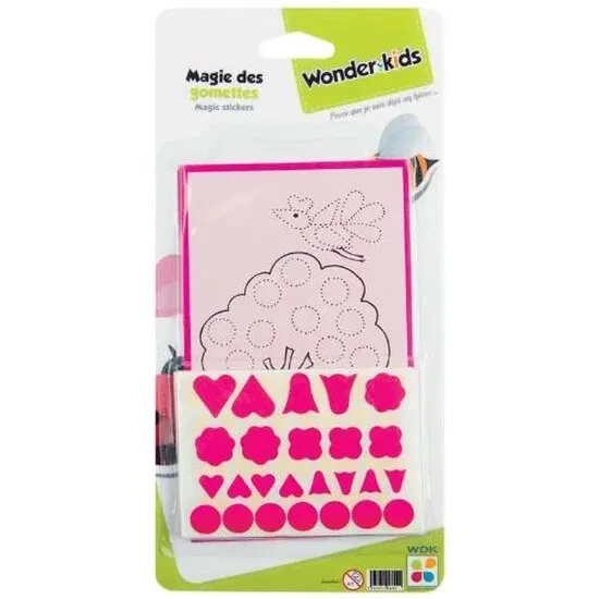 Janod Kit 72 Gommettes Géantes Pour Enfants Dès 2 Ans - 4 Tableaux Créatifs Sur L'Étang