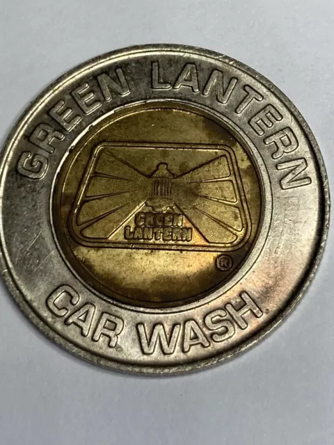 GREEN LANTERN CAR WASH TOKEN MISSOURI OBSOLETE #px1