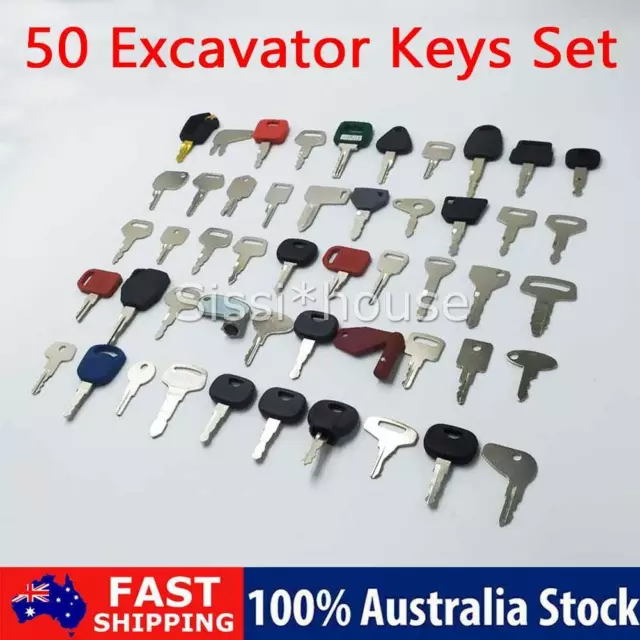 50pcs Heavy Equipment Construction Machines master Key for Volvo Bobcat JCB