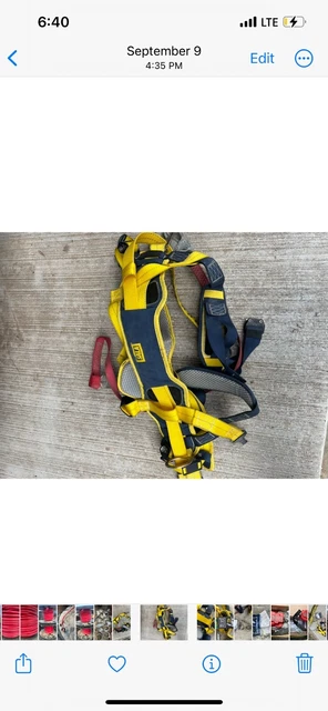 DBI-Sala® Delta™ Construction Style Positioning Harness, Size: Large 