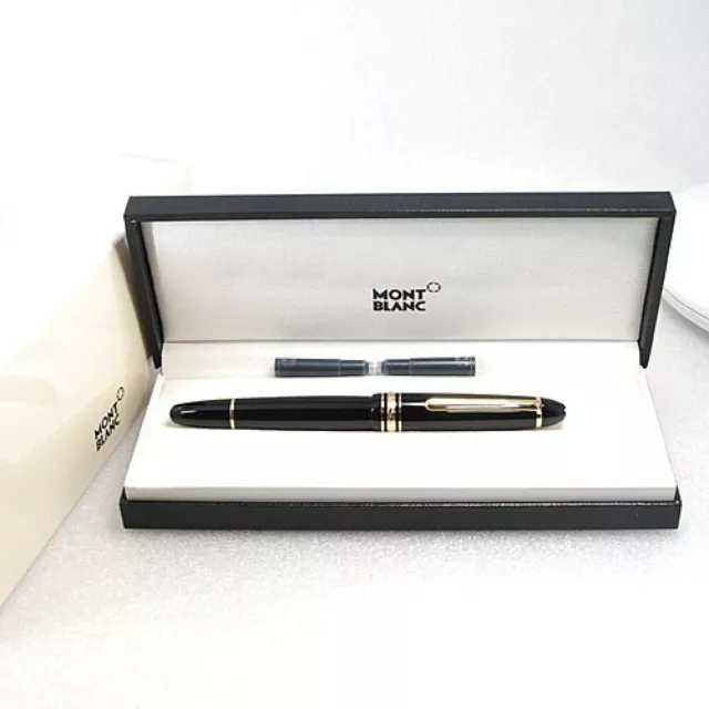 Pluma estilográfica Montblanc/#147 Meisterstuck para viajero 14K 585