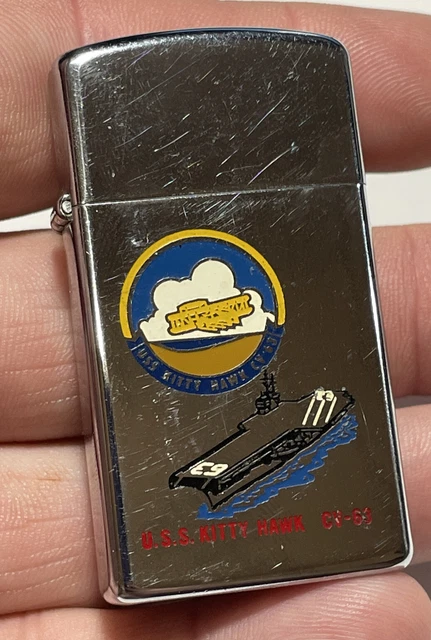 1979 VINTAGE ZIPPO Lighter USS Kitty Hawk CV-63 US Navy