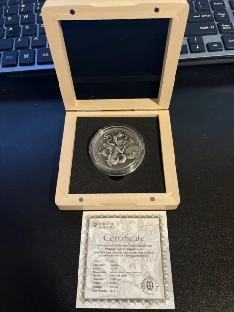 Perseus Demigods 2 oz Silver Coin 2$ Niue 2018
