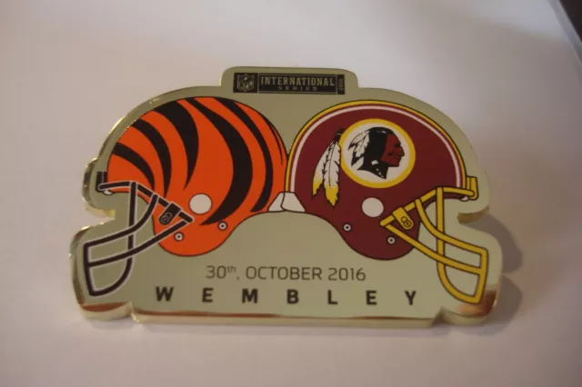 NFL Wembley London  international series PIN Badge Washington Redskins 2016 new