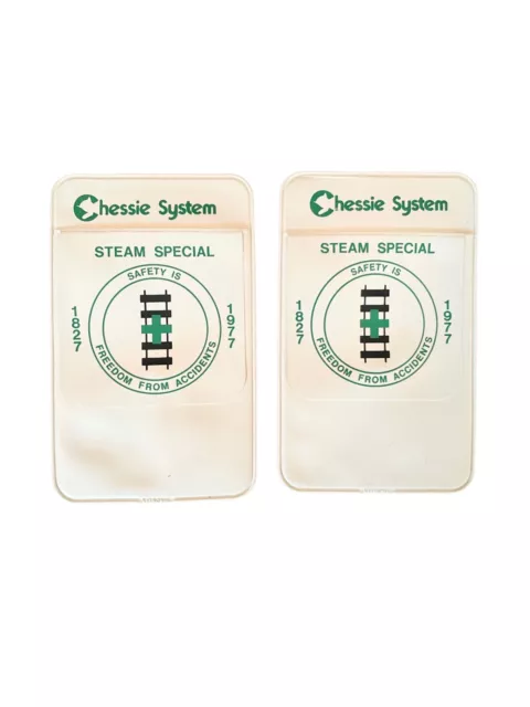 Chessie System Pocket Protector 1977 Steam Special Saftey