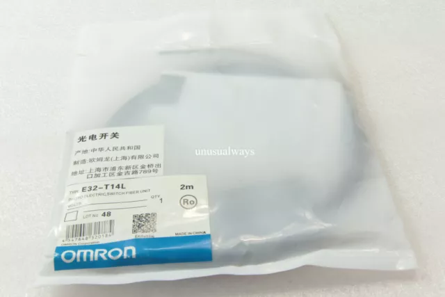 ONE New for Omron E32-T14L E32T14L Photoelectric Switch Fiber Unit