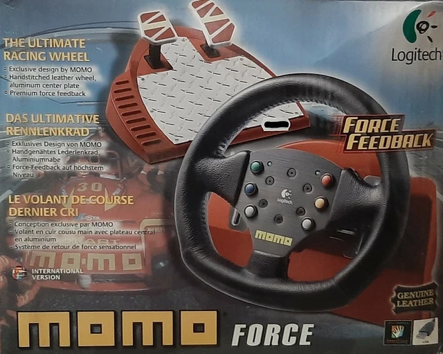 Volant Logitech Momo Racing Force Feedback - Avec Retour De Force Et Boîte D'origine