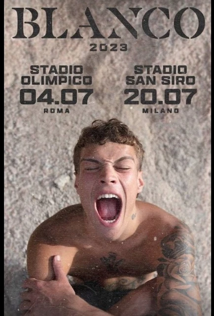 2 biglietti x Blanco 20/07/2023- Milano San Siro settore Prato