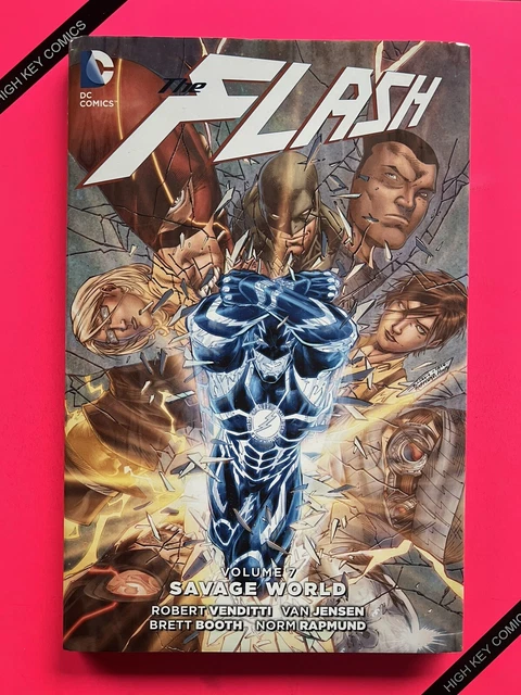 The Flash Vol 7 Savage World HC DC 2016 NM Brand New Graphic Novel