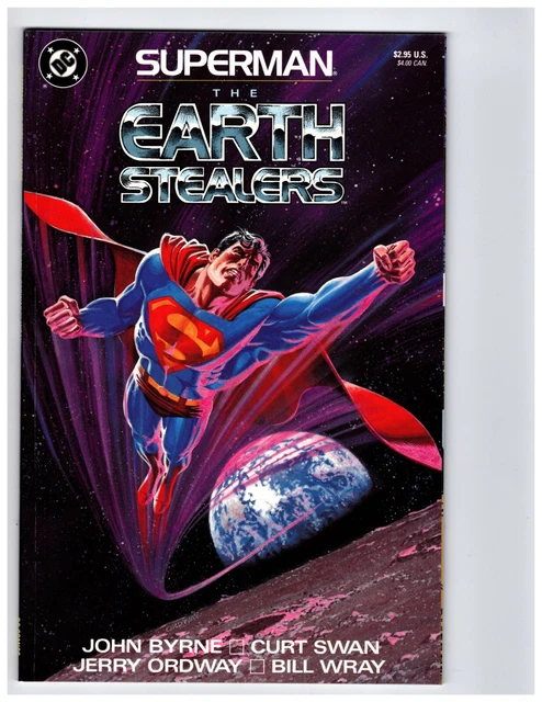 Superman The Earth Stealers VFNM 9.0 John Byrne Curt Swan Jerry Ordway 1988 DC