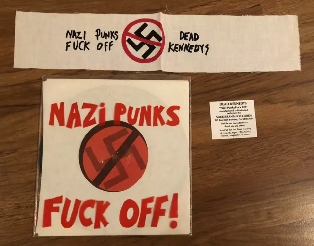 Dead Kennedys Nazi Punks Fuck Off 7” Black Flag Circle Jerks Minor Threat MDC