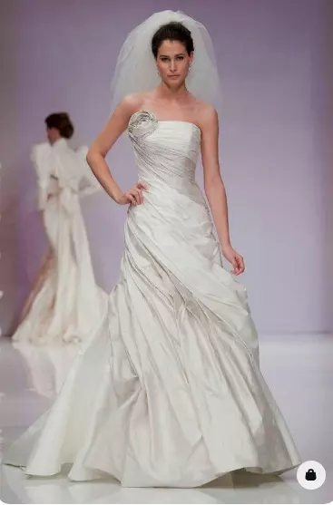 IAN STUART WEDDING dress le jardin couture silk 970.00