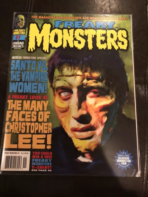 Freaky Monsters # 7 The Many Faces of Christopher Lee Freaky Monsters # 7 The Many Faces of Christopher Lee