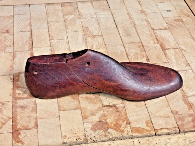 Ancien Embauchoir En Bois Pour Enfant - Outil De Cordonnier Vintage, Déco Atelier