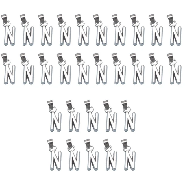 60 pcs Schmuck Machen Anhänger Diy Anhänger Charms Alphabet Armband