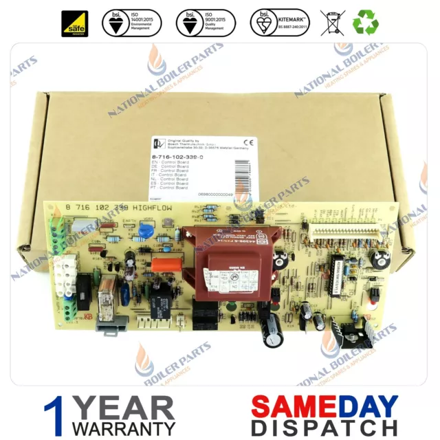 Worcester Highflow 400 Electronic OF BF RSF PCB Circuit Board 87161023390