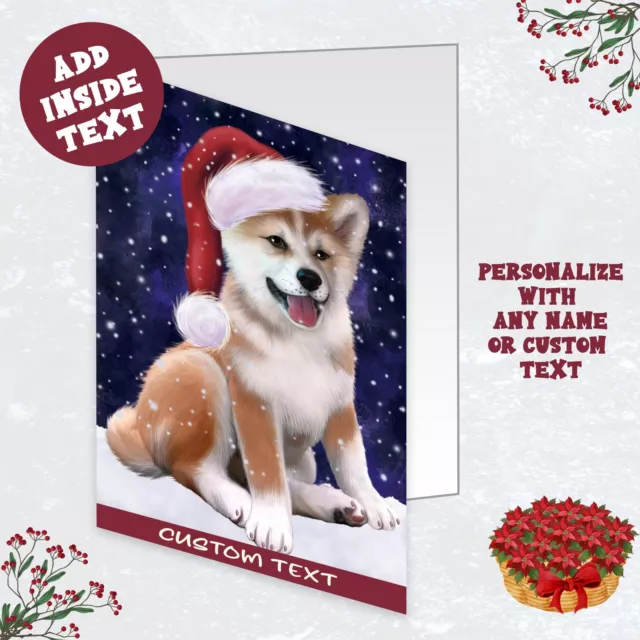 Shiba Inu Dog Greeting Cards and Note Cards with Envelopes Christmas NWT