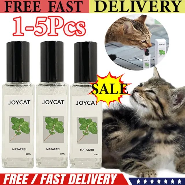 1-5 piezas JoyCat gato agua feliz insecto biliar en aerosol fruta excitación plato ❤️❤️❤️