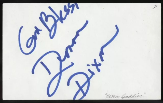 Donna Dixon signed autograph auto 3x5 Cut American Actress and Model