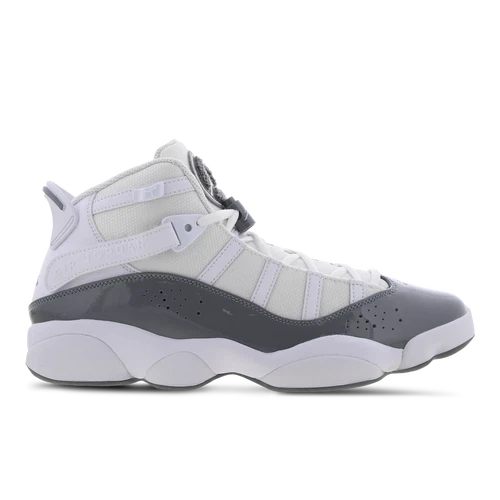 Scarpe da ginnastica Nike Jordan 6 anelli bianco grigio stock limitato tutte le taglie
